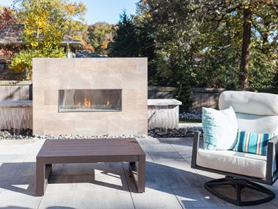 Residential Modern Fireplace Installation