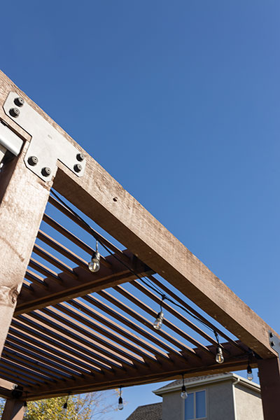 Wooden Pergola Construction